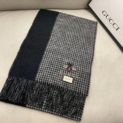 구찌 비 로고 캐시미어 머플러