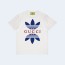 구찌 x 아디다스 코튼 저지 티셔츠 화이트