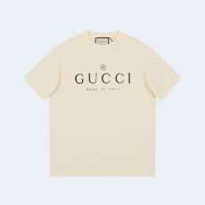 구찌 오리지널 로고 베이지 티셔츠