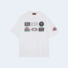 구찌 코튼 저지 프린트 티셔츠 784361