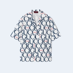 구찌 맥시 프린트 패브릭 셔츠