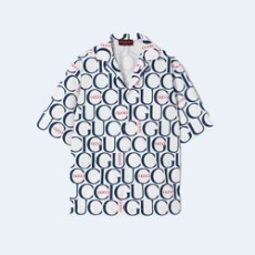구찌 맥시 프린트 패브릭 셔츠