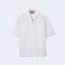 구찌 자수 스트라이프 코튼 반팔 셔츠
