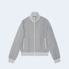 구찌 GG 나일론 자카드 지퍼 재킷