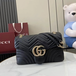 구찌 미디엄 GG 마틀라세 마몬트 숄더