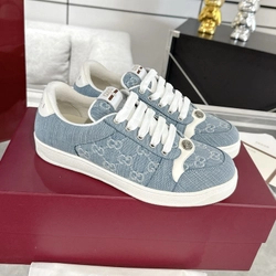 구찌 스크리너 데님 스니커즈