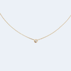 까르띠에 다무르 옐로우 골드 다이아몬드 목걸이 B7215800