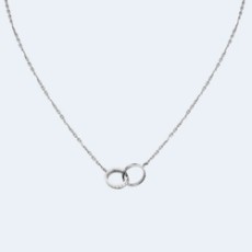 까르띠에 러브 화이트 골드 다이아몬드 목걸이 B7212500