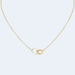 까르띠에 러브 옐로우 골드 다이아몬드 목걸이 B7212400