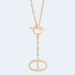 까르띠에 체인 d'ancre Contour 펜던트 목걸이