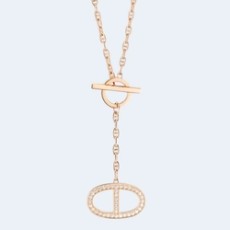 까르띠에 체인 d'ancre Contour 펜던트 목걸이