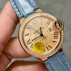 까르띠에 발롱 블루 골드 다이야