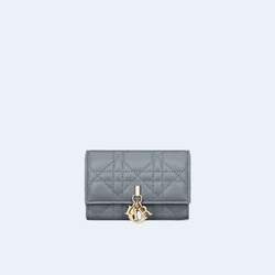 디올 My Dior Glycine 지갑 블루 까나쥬