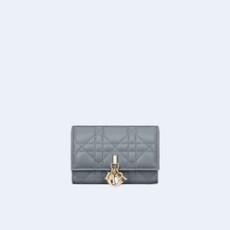 디올 My Dior Glycine 지갑 블루 까나쥬