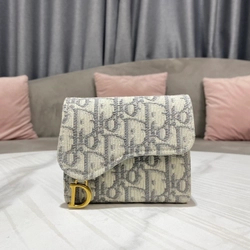 디올 오블리크 반지갑