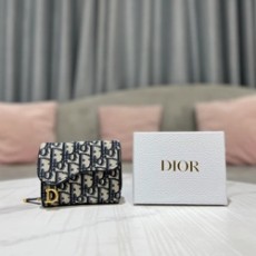 디올 오블리크 반지갑