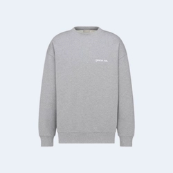 디올 크리스찬 디올 태그 오버사이즈 핏 스웨트셔츠