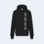 디올 릴렉스 핏 브랙 코튼 후드