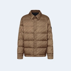 디올 오블리크 퀄티드 브라운 자켓