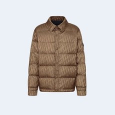 디올 오블리크 퀄티드 브라운 자켓