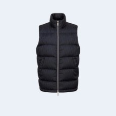 디올 오블리크 다운 패딩 베스트 블랙