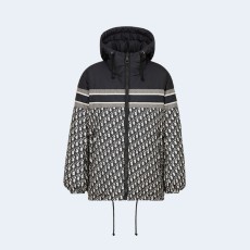 디올 오블리크 리버시블 롱 다운 패딩