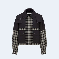 디올 후드 피코트 자켓