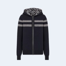 디올 오블리크 리버서블 후드 지퍼 가디건