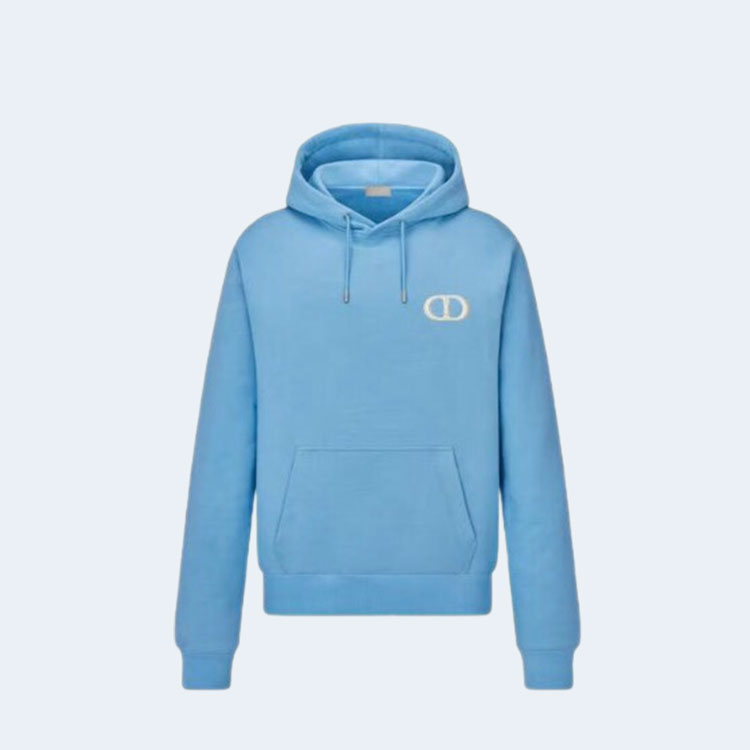 디올 아이콘 후드 스웨트셔츠 스카이
