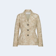 디올 골드 톤 올 오버 핏 자켓