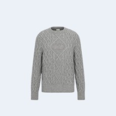 디올 미드나잇 시그니처 니트 그레이