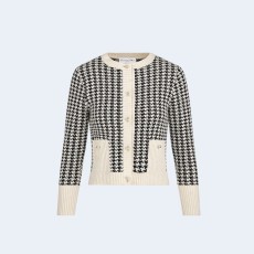 디올 하운즈투스 코튼 니트 자켓