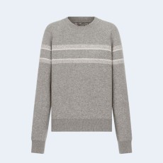 디올 리버서블 크루넥 스웨터 그레이