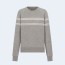 디올 리버서블 크루넥 스웨터 그레이
