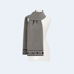 디올 30 몽테인 스카프 블랙&화이트