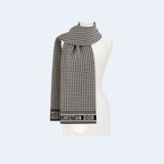 디올 30 몽테인 스카프 블랙&화이트
