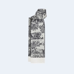 디올 TOILE DE JOUY SAUVAGE 그레이 스카프