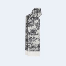디올 TOILE DE JOUY SAUVAGE 그레이 스카프