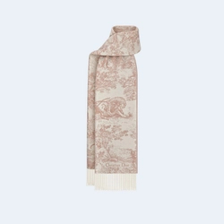 디올 TOILE DE JOUY SAUVAGE 로즈 스카프