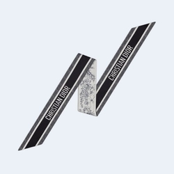 디올 화이트 트왈 드 주이 플라워 미차 스카프