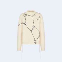 디올 울 블렌드 저지 스웨터