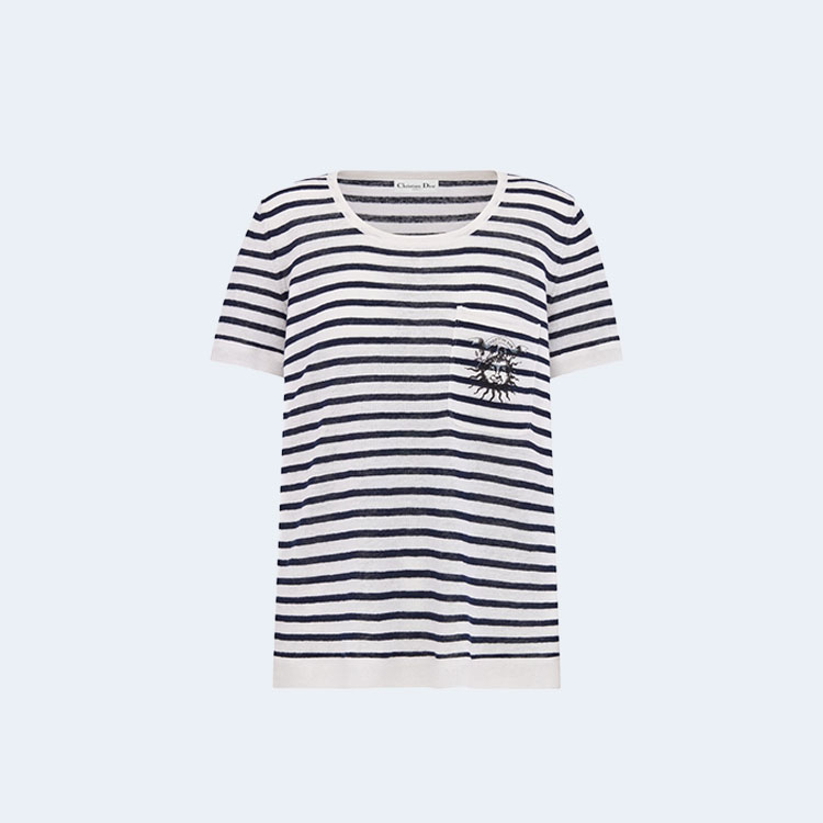 디올 마리니에르 반소매 스웨터