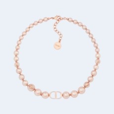 디올 30 몽테뉴 초커 핑크 펄 목걸이