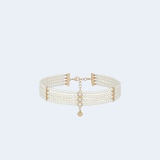 디올 라 파리지앵 초커 골드 피니쉬 목걸이