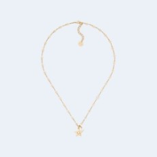 디올 스타 화이트 펄 목걸이