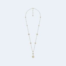 디올 로즈 드 방 롱 목걸이