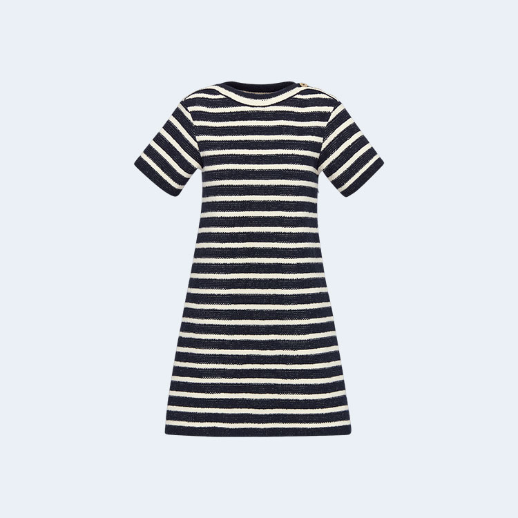 디올 마리니에르 울 블렌드 니트 쇼트 드레스