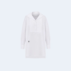 디올 세일러 카라 블라우스 화이트