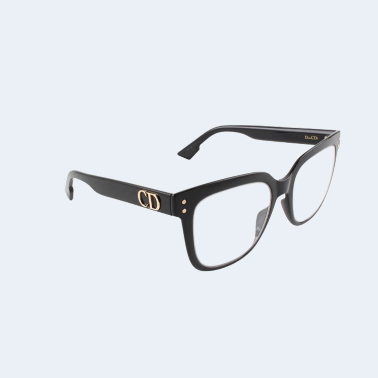 디올 Black Square Glasses