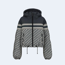 디올 리버시블 크롭 다운 자켓